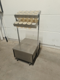 Mobiele rvs bestekkar